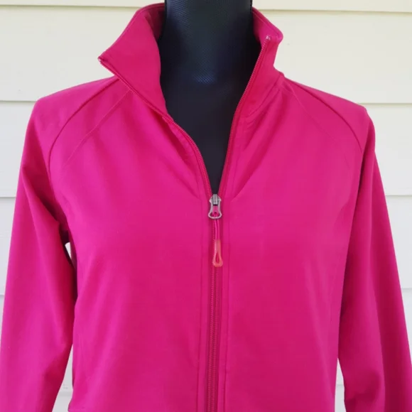 hot pink athletic jacket